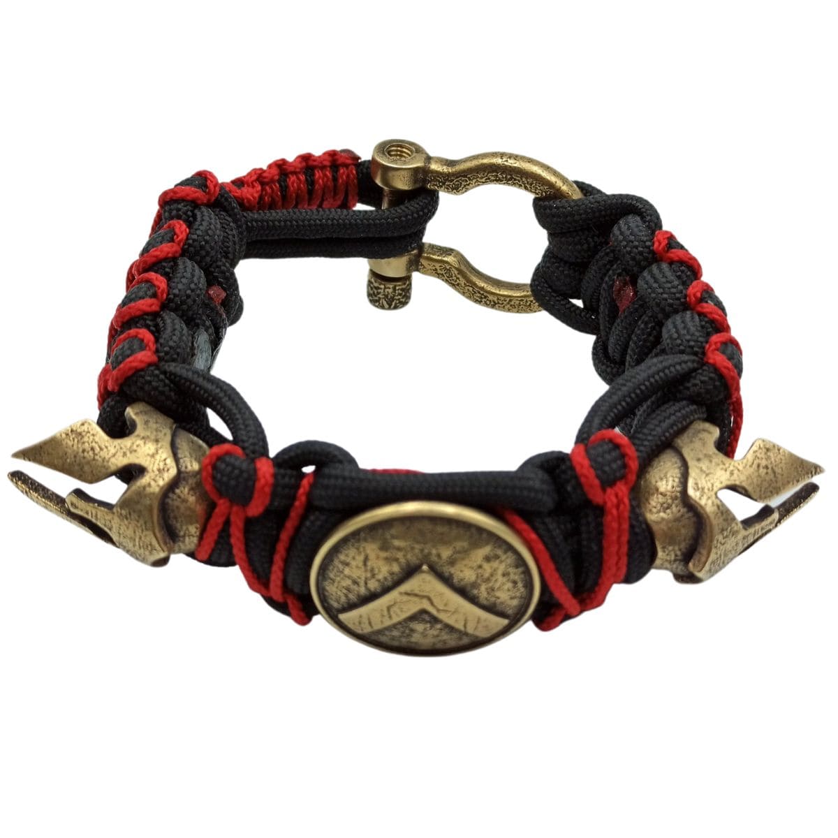 Spartan paracord mens bracelet