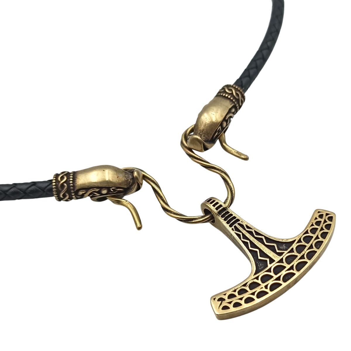 Ukko Mjolnir replica pendant from Bronze Norse necklace  