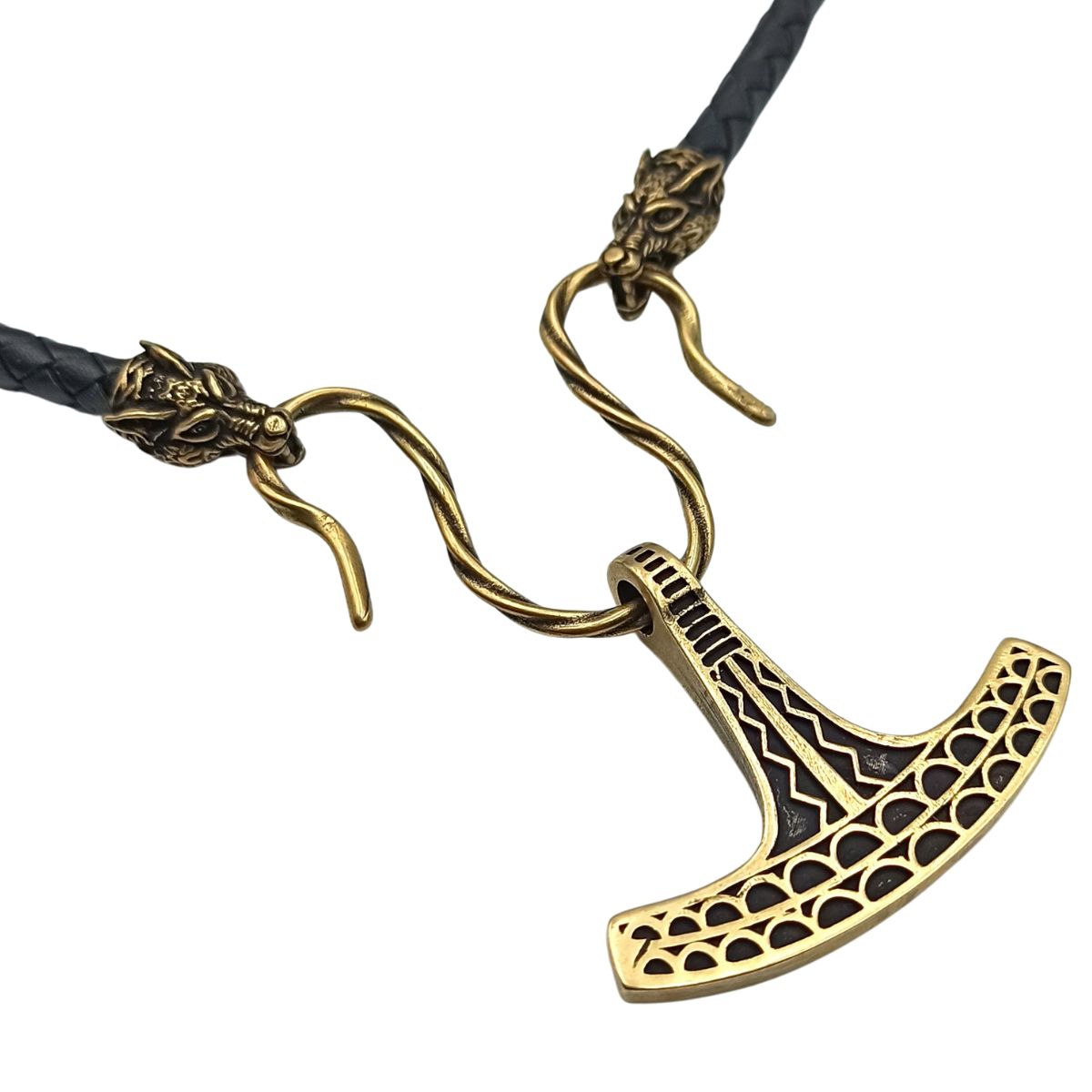 Ukko Mjolnir replica pendant from Bronze Wolf necklace  