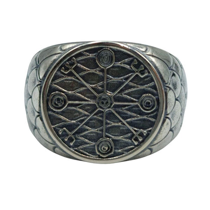 Veidistafur sign silver ring