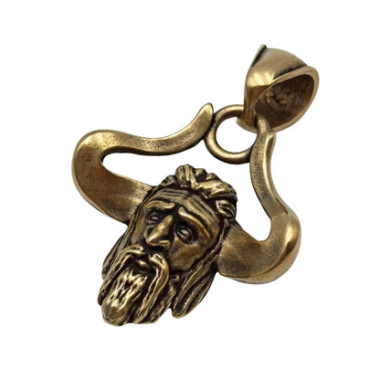 Slavic God Veles bronze pendant