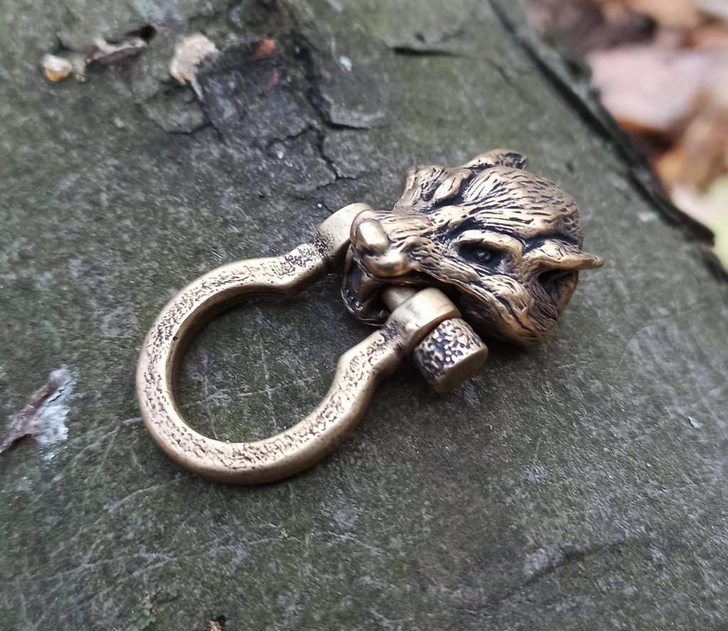 EDC Bronze Paracord Buckle Shackle Clasp Lock Bead Indian Chief Skull.  Luxury Metal Hand-Casted Buckles Shackles Clasps for Custom Paracord  Bracelet