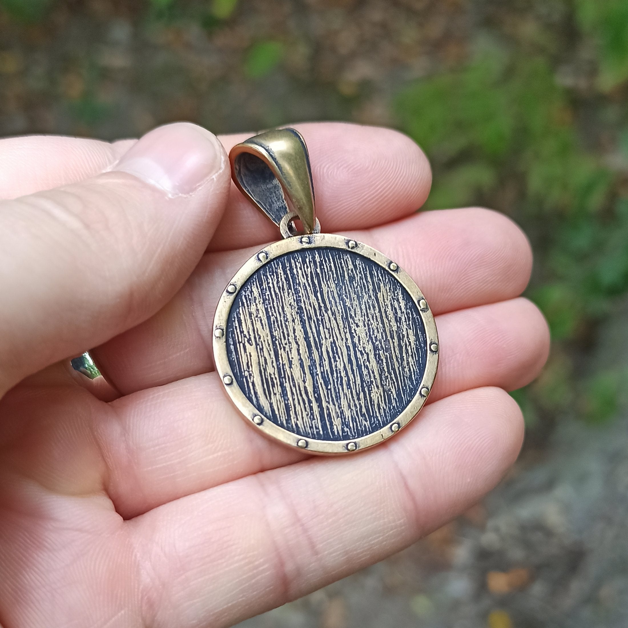 Shield maiden pendant Viking shield necklace norse jewelry women –  WikkedKnot jewelry