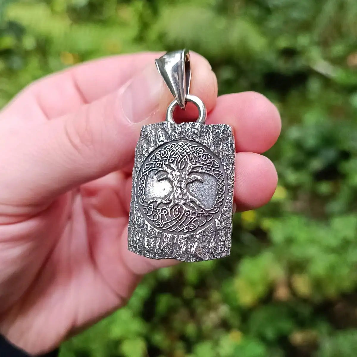 Yggdrasil pendant from silver