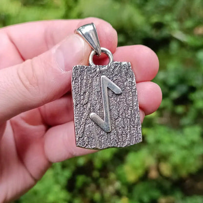 Yggdrasil pendant from silver